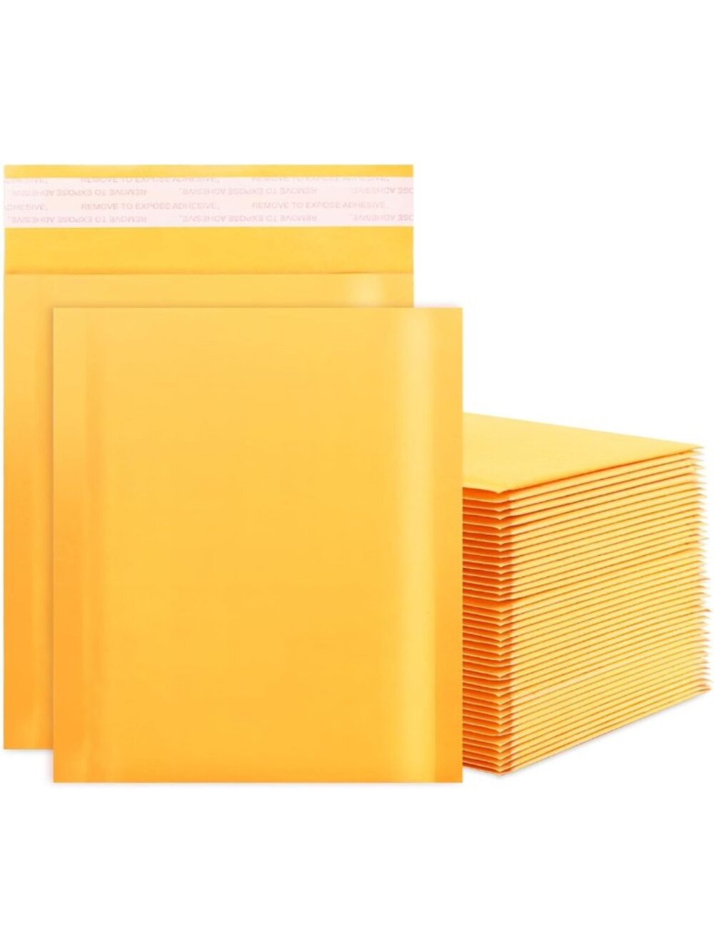 Yellow Bubble Mailers 6x10 Inch - 50 Pack Self-Seal Padded Envelopes for